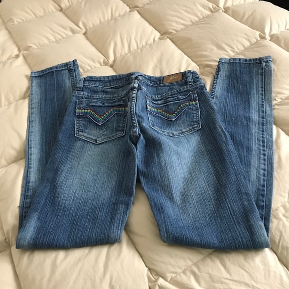 Pinc Girls Distressed Jeans size 14 - Picture 2 of 8